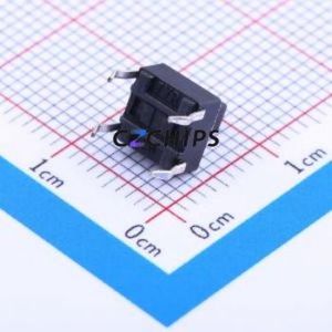 K2-1102DT-A4SW Tactile Switch Through hole-4P,6x6mm Switch Single Pole Single Throw Rectangle Button 2.5N Through Hole - Product Image 2
