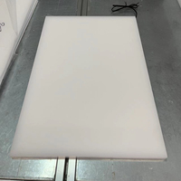 Plafonnier LED sans cadre Edgelux moderne, indice de protection IP65, haute luminosité, dimmable, construction en acrylique, pour salle de bain
