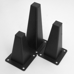 Patas de Muebles Negras Cromadas Modernas para Mesita de Noche, Banco, Soporte de TV, Patas de Acero Metálico para Cama, Gabinete, Sofá, Muebles - Product Image 6