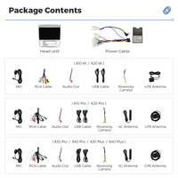 MEKEDE 8+128G 7865 X40 Série X Lecteur DVD de voiture Car-play Autoradio Car-play Radio de voiture Android pour Toyota Alphard 2002-2008