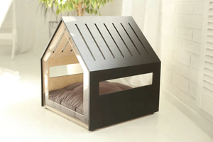 Furnitur Rumah Hewan Peliharaan <span class=keywords><strong>Modern</strong></span> untuk Kucing dan Anjing dengan Sisi Transparan, Tempat Tidur Anjing, Rumah Anjing Indoor, Kandang Anjing - Product Image 4