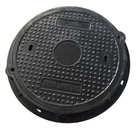 Couvercle d'inspection rond SMC pour station-service D400 C/O 550mm avec serrure