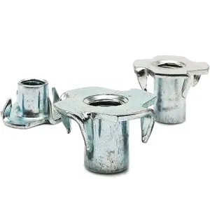 Manufacturers Wholesale M10 DIN1624 4 Prong Insert T <strong>Nut</strong> Stainless Steel Four Claw <strong>Tee</strong> <strong>Nut</strong> - Product Image 1