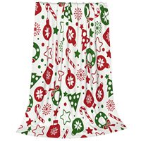 Couverture en flanelle imprimée motif sapin de Noël moderne pour canapé de bureau, toutes saisons