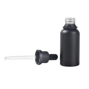 100ml à <span class=keywords><strong>l</strong></span>&amp;#39épreuve des enfants mat noir flacon compte-gouttes en verre à huile essentielle - Product Image 4