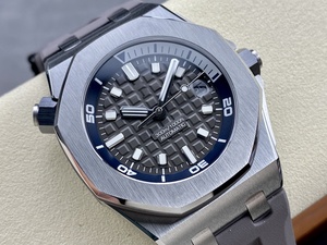 Reloj Mecánico de Lujo de la Mejor Calidad, Resistente al Agua, 42 mm, Fábrica ZF, Movimiento 4308, Esfera Gris Luminosa 15720, Reloj Super Diver - Product Image 2