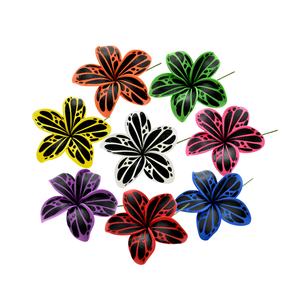 Fiori tropicali tatuaggio fermagli per capelli stelo hawaiano EVA Egg Island Party posticci decorativi donna ornamenti floreali quotidiani - Product Image 1
