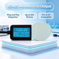 Sensor de Temperatura y Humedad para Invernaderos, RS485 Modbus RTU, IP67 Impermeable, 0.1%RH, Monitoreo Agrícola
