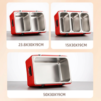 Conteneur isotherme de haute qualité en acier inoxydable de 40 L grande capacité pour la conservation des aliments, boîte isotherme pour restaurant