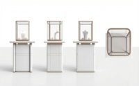 Bijoux de luxe modernes de haute qualité, résistants, écologiques, avec éclairage LED, en verre trempé, en métal, personnalisables, imperméables et recyclables