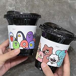 Manga para Vasos de Café de Alta Calidad, para Bebidas Calientes y Frías, de Cartón Blanco, Desechable - Product Image 2