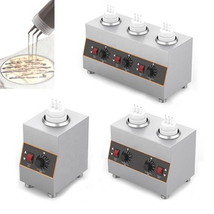 Réchauffeur électrique de sauce soja au chocolat et <span class=keywords><strong>fromage</strong></span> chaud Distributeur de 4 bouteilles Réchauffeur de sauce - Product Image 3