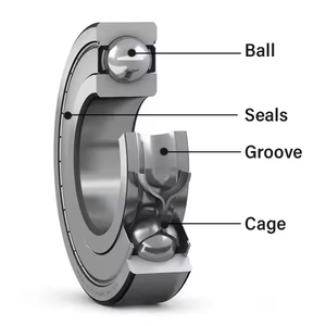 ลูกปืนตลับลูกปืนกลมร่องลึกแนวแกนขนาดเล็กทำจากสเตนเลสลูกปืน6802สำหรับส่งรับน้ำหนักได้ SKF - Product Image 2