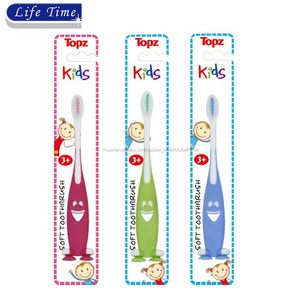 Fabricación aprobado por la Etiqueta Privada cara sonriente forma de succión taza de 3 + años los niños cepillo de dientes - Product Image 6