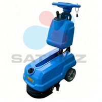 Mesin Pembersih Lantai Otomatis Profesional Ringkas 360 mm, Penyapu Lantai Elektrik, Mesin Pembersih Lantai Elektrik
