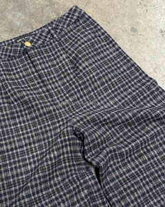 <span class=keywords><strong>Pantaloni</strong></span> <span class=keywords><strong>corti</strong></span> di design personalizzati in cotone a quadri oversize <span class=keywords><strong>pantaloni</strong></span> larghi da uomo Unisex stile estivo Vintage <span class=keywords><strong>Bermuda</strong></span> <span class=keywords><strong>corti</strong></span> da uomo - Product Image 4