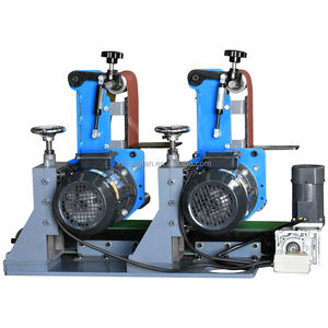 Lucidatrice Automatica da Tavolo per Metalli Piatti con Motore, Struttura in Acciaio Inossidabile per Sbavatura e Rimozione Ruggine - Product Image 2