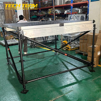 Structure de scène en aluminium léger à succès : équipement de scène portable pour piste de danse