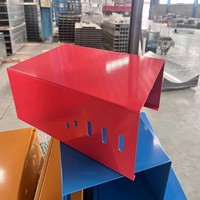 Goulotte à câbles en acier ignifuge thermolaqué sur mesure, options de couleurs gris, blanc, rouge, fabrication directe usine OEM