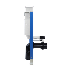 <span class=keywords><strong>Inodoro</strong></span> Moderno de Doble Descarga por Gravedad con Tanque de HDPE, Montado en la Pared con Marco Metálico Oculto y Garantía de 5 Años para Uso en Baños - Product Image 5