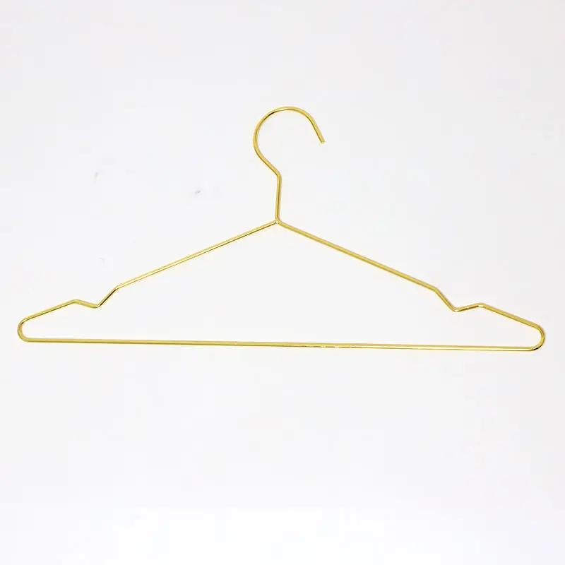 Alta qualidade antiderrapante dourado aço inoxidável roupas camisa jaqueta cabide