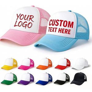 Casquette Trucker à Sublimation Personnalisée avec Logo Brodé, Casquette en Polyester à 5 Panneaux pour Casquette de Baseball en Mousse et Maille avec Logo, Casquettes Trucker Vierge - Product Image 1