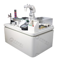 Nouvel équipement de formation et d'enseignement pour contrôleur logique programmable (PLC) RobotAnno, robot éducatif 6 degrés de liberté en alliage d'aluminium et fer, 3 kg