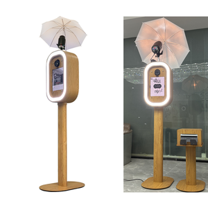 เคสถ่ายรูป iPad ทรงรี รุ่นใหม่ ปี 2025 สไตล์เรโทร สีไม้ สำหรับ iPad ขนาด 10.9/12.9/13 นิ้ว เครื่องถ่ายรูป DSLR พร้อมไฟ LED RGB - Product Image 1