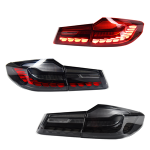 Pour BMW Série 5 G30 G38 2018 2019 2020 : Feux arrière OLED style GTS, amélioration avec feux arrière LED séquentiels double échelle de dragon - Product Image 1