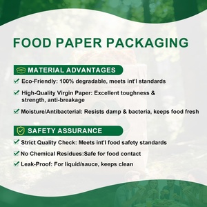 Caja de Papel para Alimentos con Logotipo Personalizado, Apta para Alimentos, para Pollo Frito, <span class=keywords><strong>Hamburguesas</strong></span>, Papas Fritas, Pizza, Ensaladas y Aperitivos <span class=keywords><strong>del</strong></span> <span class=keywords><strong>Mundial</strong></span> - Product Image 6