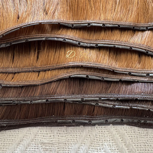 2026 New <strong>Design</strong> Seamless Human Hair Twins Hole Invisible Butterfly <strong>Weft</strong> Double Drawn Injected Xo <strong>Weft</strong> Hair Extensions - Product Image 3