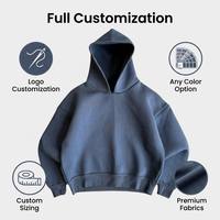 Sweat à capuche pour homme, printemps, logo personnalisé, coton léger mélangé, sweat à capuche décontracté, surdimensionné, fabricant OEM