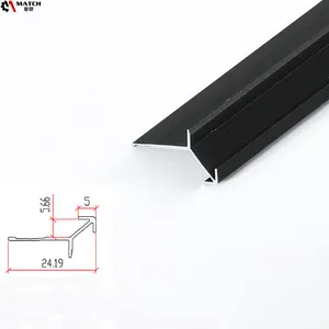 Protector de tiras de aluminio para protección de paredes, muestra gratis de aluminio