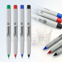 Marqueur industriel sans poussière à base d'huile, pointe ultra fine 0,5 mm, 3 couleurs, non double face, pour usage en laboratoire