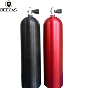Silinder selam renang Aluminium tekanan tinggi, 2l hingga 20l, 300bar, silinder selam renang