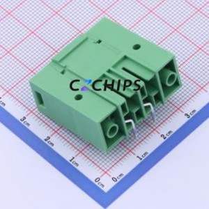 JL5EDGRHM-76202G01 Plug-in Terminal Block Bent Lead Through Hole,P=7.62mm Board-to-Board / Socket - Closed Screw Fixing 1x2P - Product Image 2