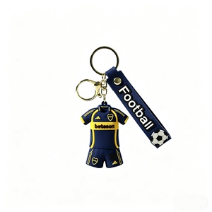 Llavero de silicona con diseño de camiseta de fútbol de la selección nacional 2026, sin BPA, recuerdo para aficionados al fútbol, colgante para bolso y regalo al por mayor - Product Image 5