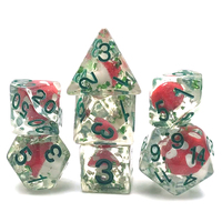 Vente chaude mdn jeu de dés objets mignons personnalisables pour jeux de société et cadeaux pour enfants résine 16mm polyédrique D20