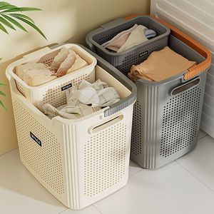 Laundry Baskets Rectangle Durable Clothing Organizer Storage Bins For Home Bathroom Travel Use - Product Image 2