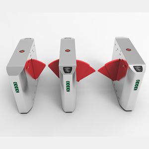 Telescopic <span class=keywords><strong>Wing</strong></span> Flap rào cản cổng turnstile với mã QR kiểm soát truy cập & nhận dạng khuôn mặt cho phòng tập thể dục rộng Lane Flap tourniquet - Product Image 2