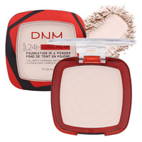 Poudre de fond de teint compacte à label privé, contrôle du sébum, longue tenue, imperméable, couvrance totale, maquillage compact
