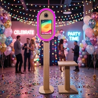 Ipad Dslrbooth Selfie Photo Booth Lumabooth Événements Miroir de mariage Flash Imprimante Stand pour événement