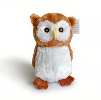 Jouets en peluche personnalisés Hibou, série d'animaux en peluche personnalisés