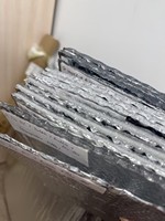 Barrière radiante à double feuille d'aluminium et bulles d'air, écologique et économe en énergie, isolation thermique réfléchissante pour projets de construction résidentielle