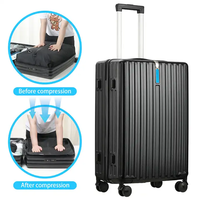 Pailox valises à compression sous vide bagage à main valise de voyage compressée à air chariot à main pur PC matériel ensembles de bagages sous vide