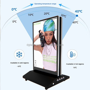 Soporte Portátil de Doble Cara de 43 Pulgadas para Publicidad Digital en Exteriores, Soporte de TV Impermeable IP65 con Suministro de Batería para Centros Comerciales - Product Image 5