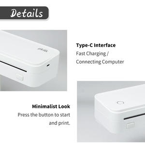 Uyin çin üretici hiçbir mürekkep taşınabilir A4 kablosuz dövme stencil mobil termal yazıcı ile bluetooth/<span class=keywords><strong>usb</strong></span> - Product Image 4
