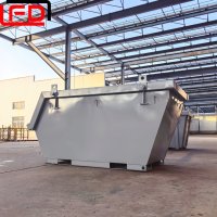 3 poubelles cubiques en métal Bacs à ferraille Bacs à ferraille Gestion des déchets Bac à sauter