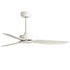 HOFZHI modello 676 nero bianco legno colore 45 pollici ventilatore da soffitto senza luce