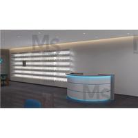Benutzer definierte moderne Optimal Store Display Brille Showcase LED-beleuchtete Innen architektur für Brillen möbel